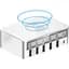 Зарядний пристрій Primo WLX-818PF 100W 1xUSB QC3.0 / 4xUSB / 1xPD Type-C / бездротова зарядка Qi 10W White - мініатюра 3