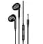 Навушники Hoco M101 Max Crystal grace wire-controlled earphones with microphone Black - мініатюра 1