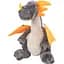 Мягкая игрушка Дракон Jingrongwanju JR52624 Серый (2000990384317) - миниатюра 1