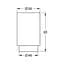 Склянка Grohe Selection 41029000 білий - мініатюра 2