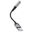 Перехідник Hoco LS36 Fresh USB to 3,5 AUX Black - мініатюра 3