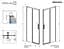 Душові двері Radaway Idea DWJ 150 см 387019-01-01R - мініатюра 2
