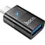 Переходник Hoco C male to USB female OTG transparent adapter UA36B 480Mbps 3A - миниатюра 1