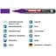 Маркер Edding Paint e-790 2-3 мм круглий фіолетовий (e-790/08n) - мініатюра 2