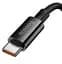 Кабель Baseus Superior Series Fast Charging Cable USB to Type-C 100W 1m P10320102114-00 Black - миниатюра 3