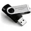 USB флеш накопичувач Goodram 16GB Twister Black USB 2.0 (UTS2-0160K0R11) - мініатюра 1
