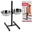 Flamingo Otis+ H-Stand М Фламінго Отіс+ миски для собак на штативі, 2х2.5 л - мініатюра 1