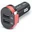 Автомобільний зарядний пристрій Real-El CA-35 (3USBx3.4A) Black/Orange + кабель microUSB - мініатюра 4