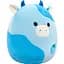 М'яка іграшка Squishmallows Корівка Рутанія 30 м блакитна (SQCR06624) - мініатюра 2