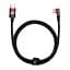 Кабель Baseus MVP 2 Elbow-shaped Fast Charging Data Cable Type-C to Type-C 100W 1m CAVP000620 Black-Red - мініатюра 1