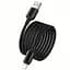 Дата кабель Hoco X127 Exceed USB to Lightning 12W (1m) Black - миниатюра 3
