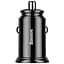 Автомобільний зарядний пристрій Baseus Circular Plastic А + А 30 W Black (CCALL-YD01) - мініатюра 2