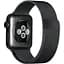 Ремінець BeWatch для Apple Watch міланська петля 38 мм/40 мм Чорний (1050201) - мініатюра 1