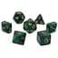 Набір кубиків Galaxy 7 Dice Set - Dark green , 7 шт. (g7dgala05) - мініатюра 1