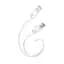 Дата кабель USB-C to USB-C 1.0m 60W High Elastic Zeus XO (NBQ239B_White) - мініатюра 3