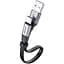 Кабель Baseus Simple HW Cable USB to Type-C 40W 0.23m CATMBJ-BG1 Black-Grey - мініатюра 5
