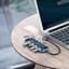 Мультипортовий адаптер USB Хаб Baseus Multi-Functional Type-C Male 4 USB3.0 CAHUB-EZ0G Grey - мініатюра 2
