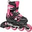 Ролики Rollerblade Microblade 36.5-40 Black/Pink (1012-86B0751530-NJ02-36.5-40) - мініатюра 1