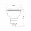 LED лампа VIDEX MR16e 8W GU10 4100K - миниатюра 3