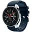 Силіконовий ремінець Watchbands для Samsung Galaxy Watch 46mm Silver Samsung Gear S3 - синій (WB001DARKBLUE46) - мініатюра 1