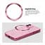 Чехол панель-накладка для Apple iPhone 11, Replica MagSafe, розовый, противоударный защитный чехол с магнитным кольцом MagSafe, защита всего корпуса, TPU+PC, зеркальный, выступающий бортик вокруг экрана, ArmorStandart (ARM76171) - миниатюра 4