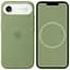 Чохол Silicone case (AAA) with Magsafe and Animation для Apple iPhone 17 Air (6.5) Light Moss - мініатюра 1