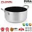 Каструля Flonal Pura Induction Professional 5 л 24 см з антипригарним покриттям Magma-Tech Plus алюмінієва професійна - мініатюра 2