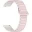 Ремінець DK CDK для Garmin Vivoactive 3 Music 20mm Silicone Shaped Magnetic Band (018822) (pink / ivory) - мініатюра 1