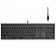 Клавиатура A4tech FX60H Grey White backlit, Fstyler keyboard, USB - миниатюра 1