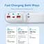 Зовнішній акумулятор - УМБ Vention 20000mAh Power Bank (Micro-USB+USB-C+USB-A+USB-A) 22.5W з дисплеєм - мініатюра 3