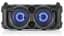 Колонка портативная 2.0 REAL-EL X-751 Black, 2 x 18 Вт, пластиковый корпус, Bluetooth, MicroSD / USB, питание от аккумулятора, 4000 мА * ч, управление сбоку - миниатюра 2