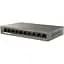 Комутатор Tenda TEF1110P-8-63W (8xFE PoE, 2xFE uplink, Max PoE 99W) (TEF1110P-8-63W) - мініатюра 2