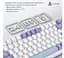 Клавиатура игровая механическая беспроводная Ajazz AK-820WP PRO White-Purple RGB Gift Switch Hot-Swap 2.4G/Bluetooth/USB - миниатюра 6