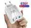 Зарядное устройство XON PowerCharge 65W (PD33) USB Type-C (PCWA065033A1С1W 6044) Белый - миниатюра 2