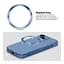 Чехол панель-накладка для Apple iPhone 15, Replica MagSafe, голубой, противоударный защитный чехол с магнитным кольцом MagSafe, защита всего корпуса, TPU+PC, зеркальный, выступающий бортик вокруг экрана, ArmorStandart (ARM76225) - миниатюра 4