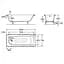Ванна чавунна Roca Contnental 150x70 A21291300R - мініатюра 2