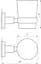 Склянка одинарна Perfect Sanitary Appliances SP 8121 хром - мініатюра 2