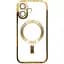 Чехол-накладка BeCover TPU Chrome Case (MagSafe) для Apple iPhone 16 Plus Gold (712076) - миниатюра 1