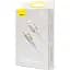 Кабель Baseus Glimmer Series Fast Charging Cable USB to Type-C 100W 1m CADH000402 White - мініатюра 6