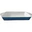 Форма чавунна Mazhura Cast Iron прямокутна з ручками 41х22 см синя (mzXG602WB) - мініатюра 1