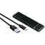 Зовнішня кишеня до M.2 на Type-C USB 3.1 (F) Gen2, 10 Gb/s, 2TB, B key NGFF Black - мініатюра 1