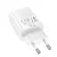 СЗУ Hoco N63 Gentle PD30W+QC3.0 (1USB-A/1C) + кабель Type-C to Type-C White - миниатюра 4