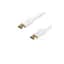 Дата кабель USB-C to USB-C 1.8m 60W 3A QC 3.0 white Atcom (AT-C18) - мініатюра 1