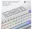 Клавіатура ігрова механічна бездротова Ajazz AK-650WP White-Purple RGB Flying Fish Switch Hot-Swap - мініатюра 7