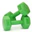 Гантелі композитні PowerPlay 4124 Hercules 2*2 кг Зелені 2 шт (PP_4124_2kg_2in) - мініатюра 1