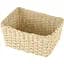 Кошик плетений МВМ My Home (MVM) TH-34 M 25х19х13 см бежевий (TH-34 M BEIGE) - мініатюра 2