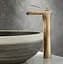 Смеситель для умывальника Rea Laguna antique gold brushed, высокий (REA-B8120) - миниатюра 4