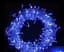 Гирлянда штора Водопад 240-B большая лампа 3D led blue 3х2м (силиконовый провод с удлинением) - миниатюра 5