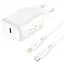 Зарядний пристрій Proove Silicone Power 2 20W (Type-C) + Cable Type-C to Lightning (1m) white (WCSP22010002) - мініатюра 1
