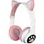 Навушники бездротові Cat Ear VZV-23M Bluetooth RGB з котячими вушками рожеві - мініатюра 1
